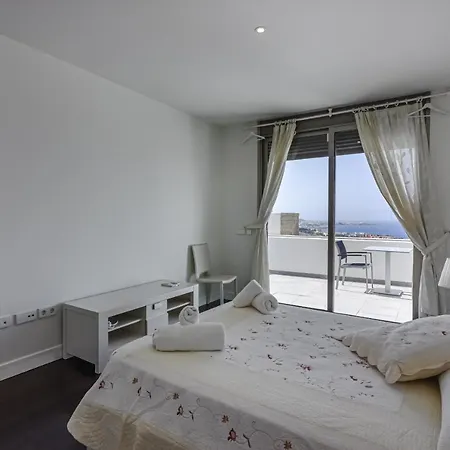 别墅 Eleonora, Luxury With Heated Pool Ocean View In Adeje, Tenerife *