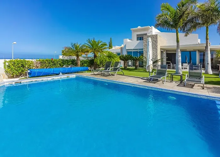 Eleonora, Luxury With Heated Pool Ocean View In Adeje, Tenerife Вилла Адехе