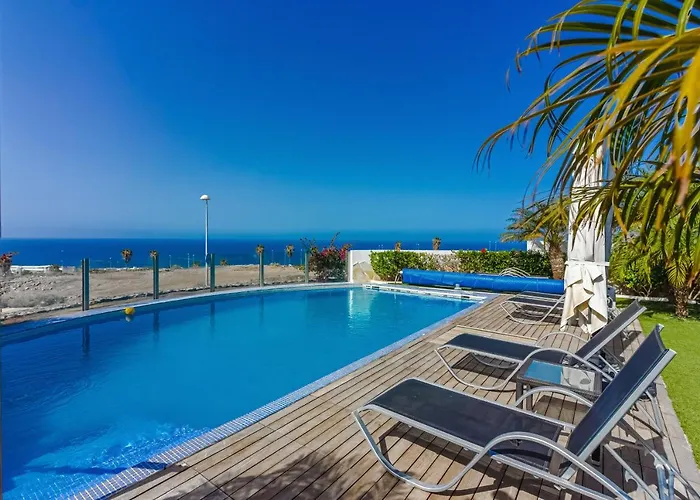 Eleonora, Luxury With Heated Pool Ocean View In Adeje, Tenerife * Адехе