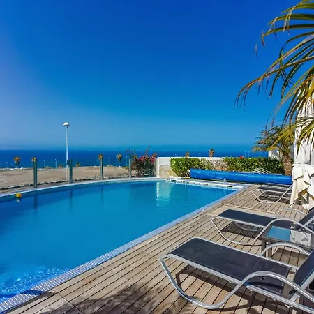Eleonora, Luxury With Heated Pool Ocean View In Adeje, Tenerife * Costa Adeje (Tenerife)